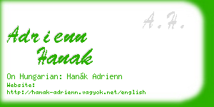 adrienn hanak business card